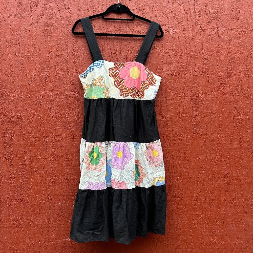 Carleen Quilted Linen Dress